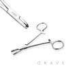 STAINLESS STEEL DERMAL ANCHOR HOLDING FORCEPS 3MM, 4MM, 5MM TOOLS